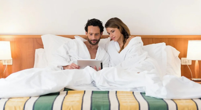 Четырёхместный номер Standard с балконом Hotel Luna