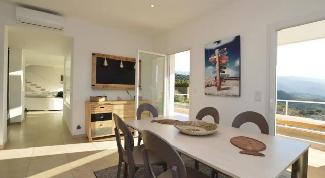 Villa With 4 Bedrooms in Oletta, With Wonderful Mountain View, Private