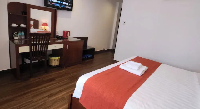Двухместный номер Deluxe с видом на город Beautiful Hotel Bui vien