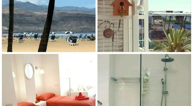 Апартаменты c 1 комнатой с балконом Santa Catalina Beach Flat by Canary365