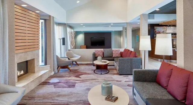 Кровать в общем номере Sonesta Select Raleigh Durham Airport Morrisville