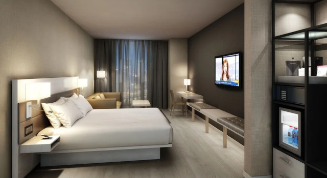 Четырёхместный номер Deluxe AC Hotel by Marriott Waco Downtown