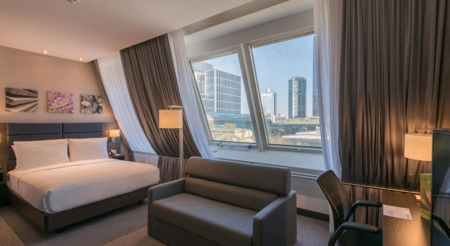 Двухместный номер для гостей с ограниченными возможностями Hilton Garden Inn Frankfurt City Centre