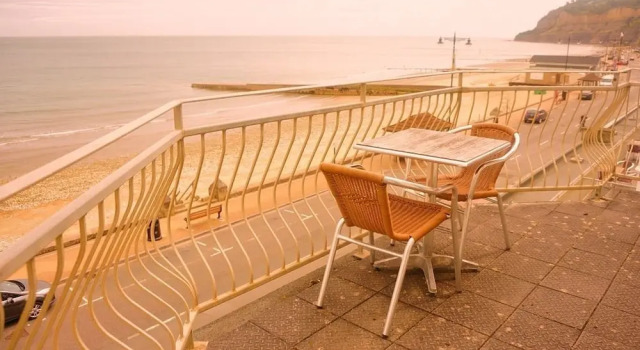 Люкс с балконом и с видом на море shoreside inn