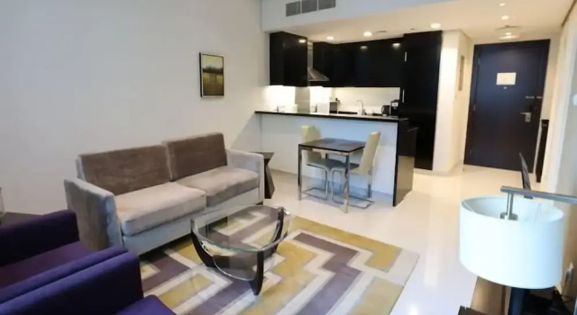 Cozy 1BR Buisness bay Damac Cour Jardin