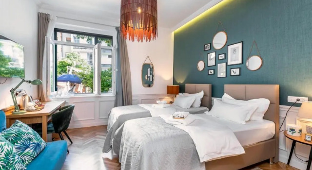 Двухместный номер Standard с видом на бассейн Evala luxury rooms with pool and garden