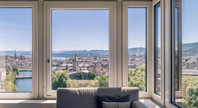 Двухместный номер Club с видом на озеро Zurich Marriott Hotel