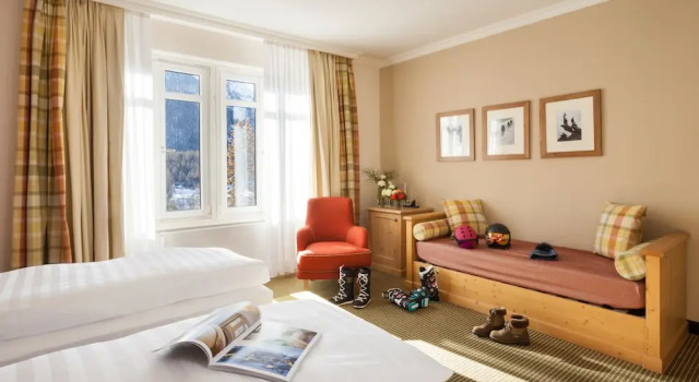 Номер Superior с доступом в спа Schloss Hotel & Spa Pontresina