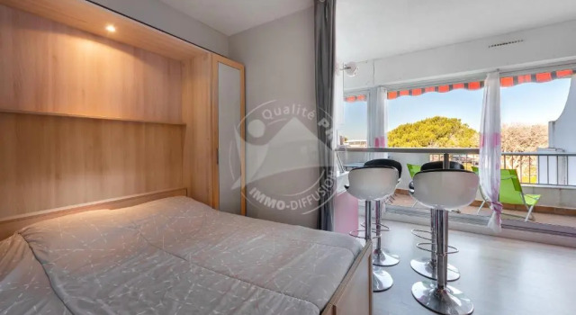 AS9557 - Studio vue sur la mer avec parking privé proche centre ville, Book Apartment Le Grau-du-Roi Camargue
