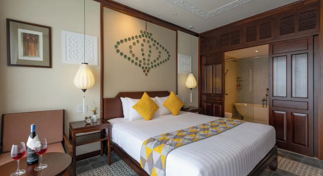 Двухместный полулюкс с балконом и с видом на луг Cozy Savvy Hoi An - The Quintessence of Exquisite Retreat