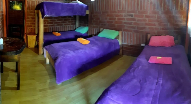 Bett im Wohnheim Hostal Cloud Forest
