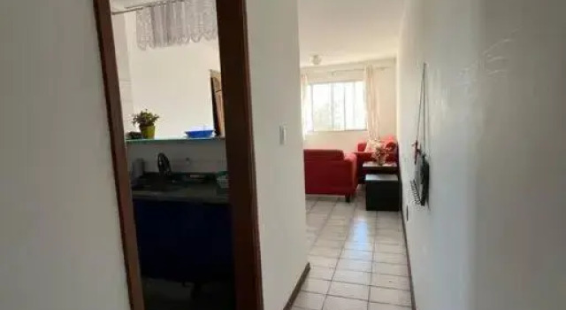 Itaguá prox. Shopping, Ar, Piscina, 2 dorm, Varnd.