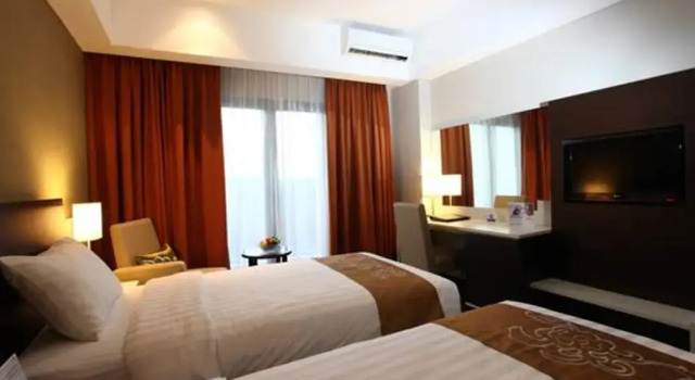 Двухместный номер Deluxe с балконом и с красивым видом из окна Soll Marina Hotel & Conference Center Bangka
