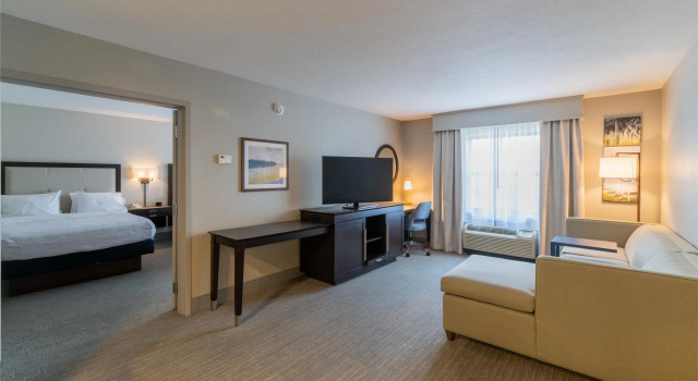 Четырёхместный люкс с 2 комнатами Hampton Inn & Suites-Florence Downtown