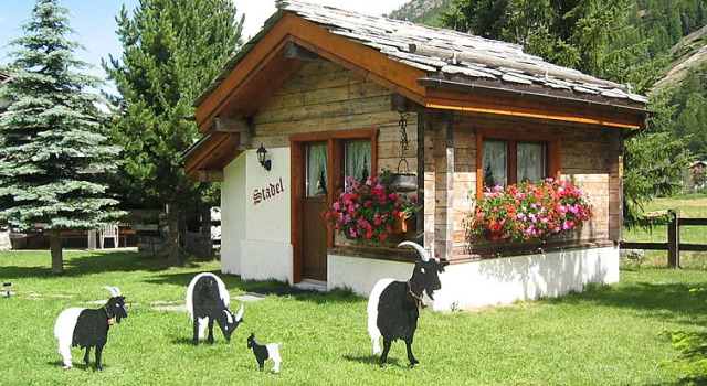 Chalet Hã¤Uschen Stadel, Prenota Chalet Saas-Grund 