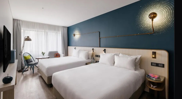 Четырёхместный номер Standard с видом на город Hotel Indigo Brisbane City Centre by IHG