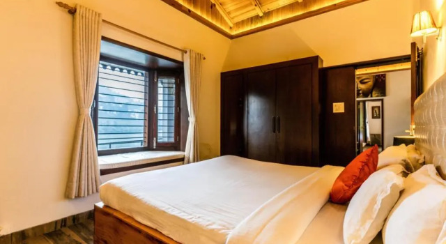 Saffronstays Gardens On The Lake, Bhimtal - Pet-Friendly Garden Villa By The Lake, Rezervovat Vila Bhimtal Uttarakhand