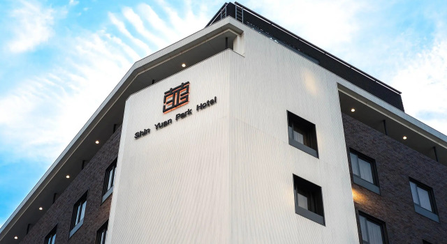 Кровать в общем номере Shin Yuan Park Hotel
