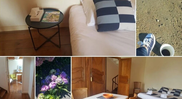 Семейный номер Standard с 2 комнатами с видом на сад Hotel De LEurope - Ploumanach