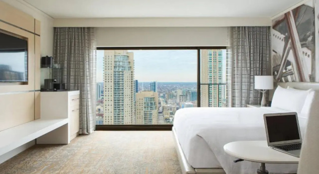 Двухместный номер Guest с видом на город Chicago Marriott Downtown Magnificent Mile