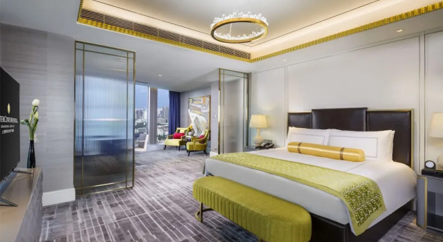 Люкс Meeting Area c 1 комнатой InterContinental Hotels Shanghai JingAn Ser Apt.by IHG