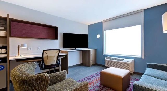 Двухместный люкс c 1 комнатой Home2 Suites By Hilton Lincolnshire Chicago