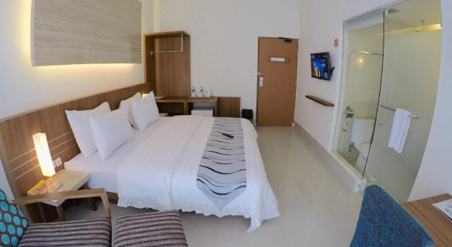 O podwyższonym standardzie pokój Grand Guci Hotel