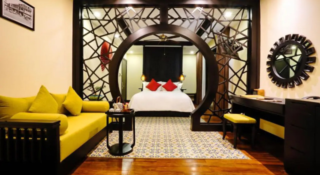 Вилла с 4 комнатами с видом на реку Koi Resort & Spa Hoi An
