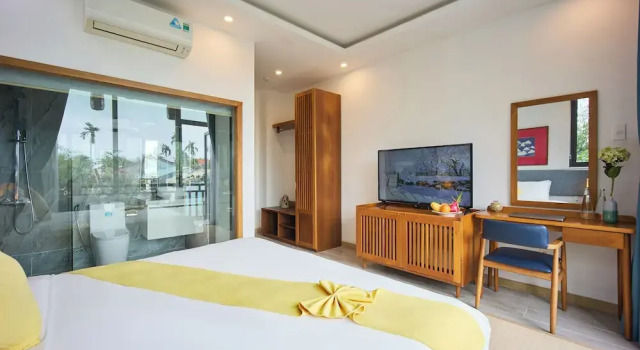 Двухместный номер Deluxe с балконом и с красивым видом из окна Chieu Ha Village Riverside - Hoi An