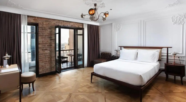 Двухместный номер Deluxe с балконом и с видом на море Georges Hotel Galata