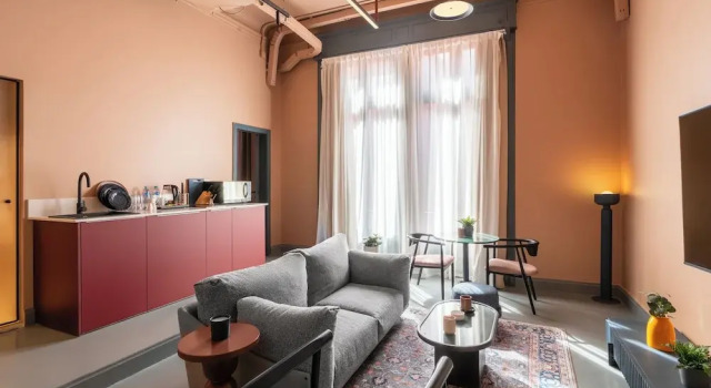 Номер Standard Brassbell grey apartments Bidair House