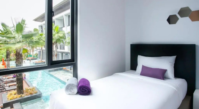 Двухместный номер Superior с видом на бассейн Chaweng Villawee Hotel