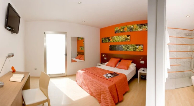 Clássico quarto Hotel La Sèquia Molinar