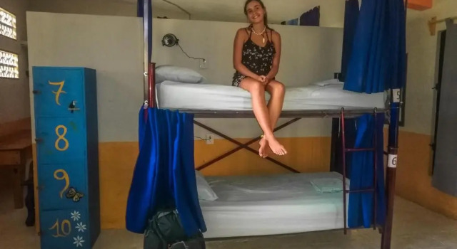Кровать в общем номере Tower Bridge Hostel