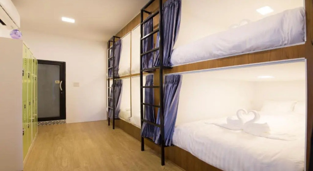 Кровать в общем номере (женский номер) Phukhao Hostel