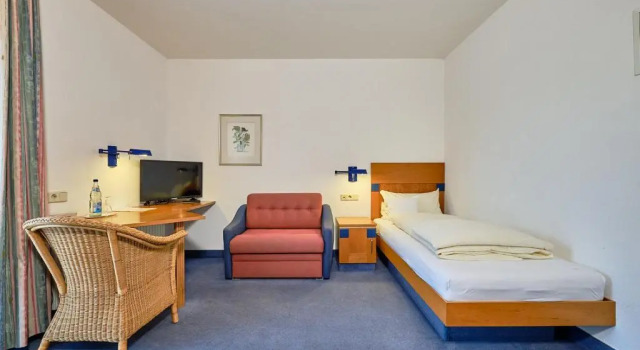 Одноместный номер Standard с красивым видом из окна Apartment Landhotel Zum Storchennest