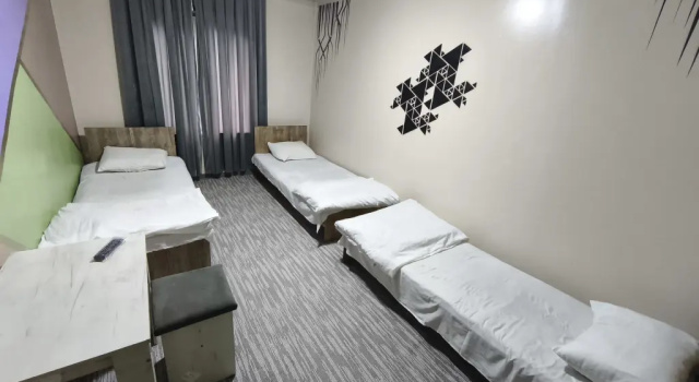 Кровать в общем номере Hostel Farko
