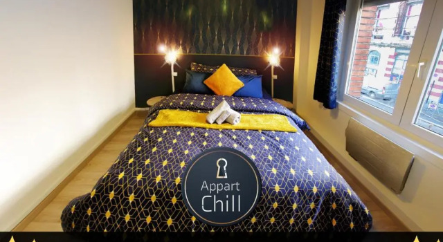 Апартаменты c 1 комнатой Appart Chill & Work - 50m Gare de Valenciennes