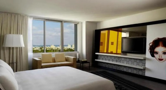 Двухместный люкс c 1 комнатой с видом на город Mondrian South Beach