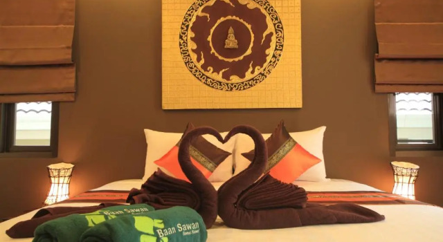 Номер Standard с видом на бассейн Baan Sawan Samui Resort