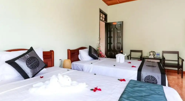 Двухместный номер Superior c 1 комнатой с балконом и с видом на сад Rice Village Homestay