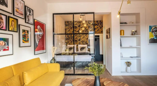Апартаменты Mini loft 1 bedroom 2 steps from Av Louise
