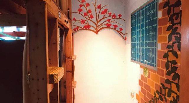Кровать в общем номере (женский номер) с балконом Fuqi Hostel - Heping