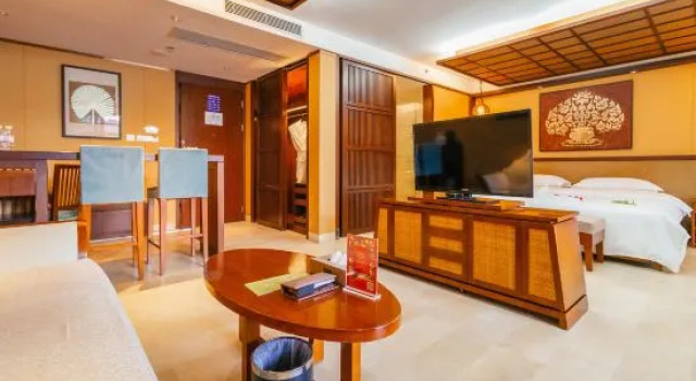 Двухместный люкс Hainan Mount Qixian Tang Hotel
