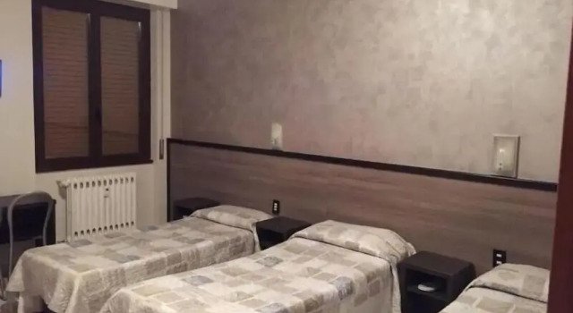 Трёхместный номер Classic с балконом и с видом на город Hotel Salus Milano