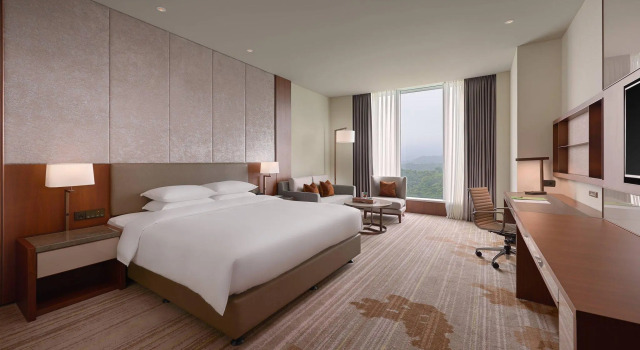 Двухместный номер Deluxe Courtyard by Marriott Taipei