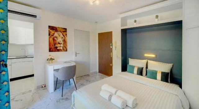 Студия IMMOGROOM- Suquet -Terrasse - City Center- Near Sea - AC