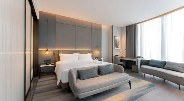 Двухместный номер Deluxe с видом на город Wyndham Grand Yichang Riverside