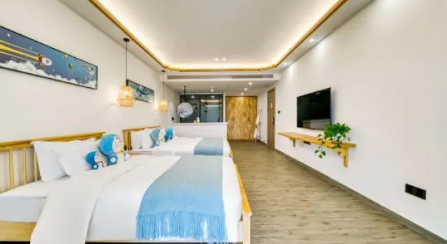 Тент с видом на горы Anji Muse Language Parent Child River Tracing Pool Vacation Stay