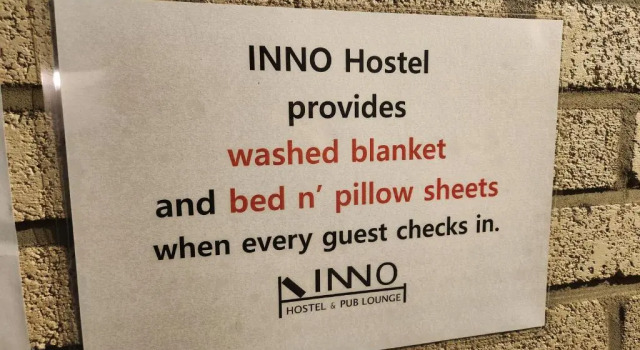 Двухместный номер Economy INNO Hostel & Pub Lounge Hongdae